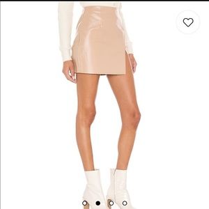 Superdown faux leather skirt from Revolve